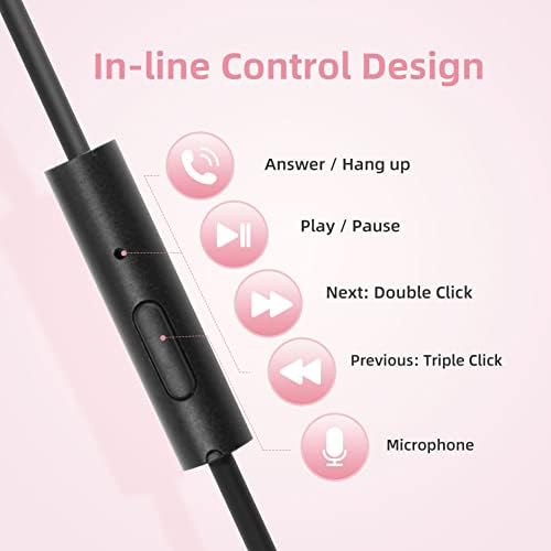 ibrain EMF-Free Air Tube Earbuds – Advanced Noise Cancelling Wired Headphones with Built-in Microphone for Safe and Superior Sound – Ergonomic Comfort for Music and Calls – Sleek Black Aesthetic for Everyday Use