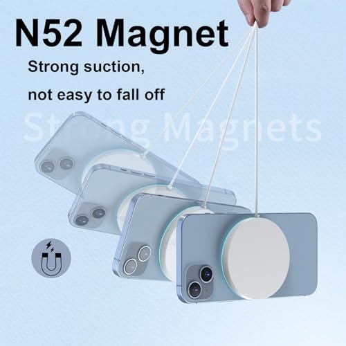 Enhance Your Charging Experience with the Premium 15 W Mag Safe Wireless Charger – LCD Display, Magnetic Fast Charging Pad for i Phone 12-16 Series, Sleek Glass Design, USB-C Port, Perfect for On-the-Go Power Solutions