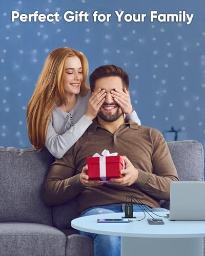 High-Power 160 W Ga N USB-C Charger Block – Versatile 3-Port Fast Charging Hub for Mac Book, i Phone, Samsung Galaxy & More – Dual 65 W Output with QC3.0 for Rapid Device Charging – Compact Foldable Design Ideal for Travel & Home Use – Ultimate Universal Compatibility in Modern White Finish