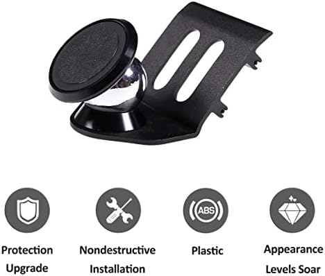 HAPPYHORSE Premium Aluminum Car Phone Holder for Fiat 500 (2010-2015) – Effortless Installation, Enhanced Stability, and Universal Smartphone Compatibility – The Ultimate Center Console Accessory for Modern Drivers