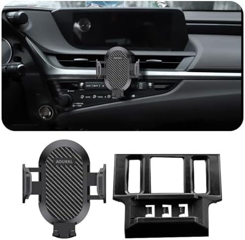 Ultimate Lexus ES 350/300 h/250 Phone Holder: Secure 360-Degree Rotation Car Mount for 4.7-7 Inch Devices – Effortless Installation, Thick Case Compatible, and Sleek Design for Enhanced Driving Safety and Convenience (2022-2024)