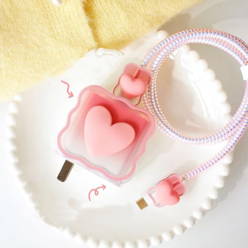 Vibrant Purple Heart-Shaped USB Charger Protector for i Phone – Stylish Silicone Data Cable Guard with Rapid Charging Capability, Ideal for Trendy Tech Enthusiasts and Mobile Users