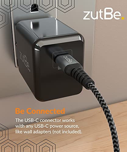 Elevate Your Charging Routine with the Shield MFi Certified USB-C to Lightning Cable – 6 ft Braided Kevlar Design for i Phone 14/13/12/11 Pro/Pro Max, i Pad, Air Pods, and i Pod – Rapid Power Delivery Support, Sleek Black & Silver Finish for Enhanced Durability and Style