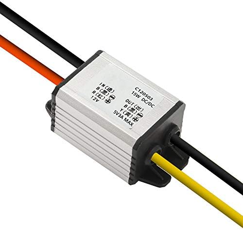 Advanced Waterproof DC Step-Down Converter Module – Seamlessly Converts 8-40 V Input to 3-24 V Output for Reliable 3 A Power Supply in Automotive Applications – Exceptional Voltage Regulation for Optimal Performance of Car and Truck Accessories