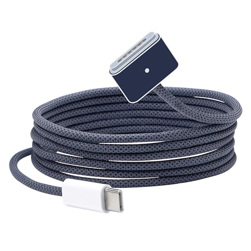 Zeit Nah 140 W USB-C to Magnetic 3 Charging Cable for Mac Book Pro & Air – 2 m Length for Rapid Power Delivery, Enhanced Durability, and Ultimate Convenience in Charging Solutions