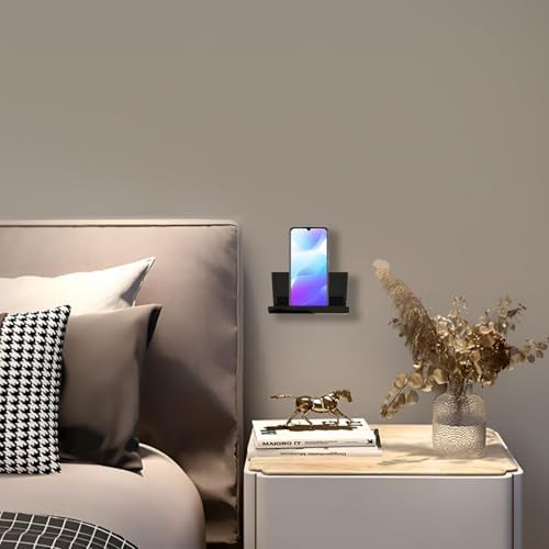 Clear Acrylic Wall-Mounted Tablet Holder – Sleek Charging Station for i Pads, Kindles, and Smartphones – Innovative Remote Control Organizer for Modern Homes and Offices – Maximize Space with Easy Access Design – Durable and Stylish Storage Solution for Clutter-Free Living