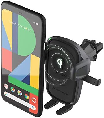i Ottie Easy One Touch Wireless 2 Qi Dashboard Phone Mount & Car Charger – Effortless Smartphone Accessibility and Charge Efficiency for i Phone, Samsung Galaxy, Huawei, LG – Streamlined Driving Experience with Enhanced Safety Features and Adjustable Viewing Angles