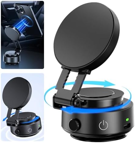 Revolutionary 2025 Vacuum Magnetic Phone Stand: 360° Double-Sided Extension for Enhanced Accessibility, Portable & Foldable Design for i Phone 16/15/14/13/12 – Unmatched Stability & Versatility for Driving and Daily Use