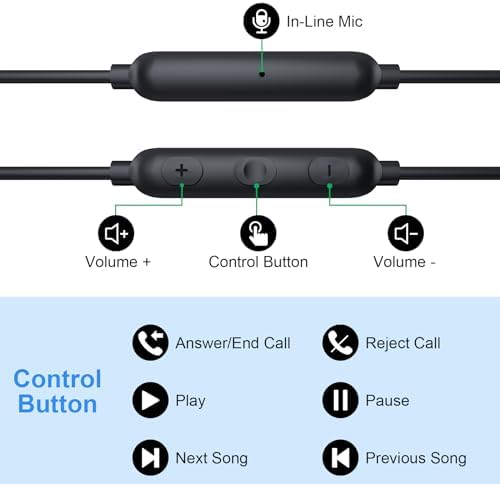Experience Enhanced Audio Precision with Ergonomic Noise-Canceling Wired Earbuds – Perfect Headphones for Students Engaging in Online Learning and Music Exploration, Showcasing Superior High-Fidelity Microphone and Universal 3.5 mm Compatibility for Seamless Connection with Smartphones, Tablets, and Laptops, Expertly Crafted for Comfort During Lengthy Study Sessions and Captivating Lectures, Features Tangle-Free Cable for Effortless Usage, Lightweight Design for Ultimate Portability and Convenience on the Go.