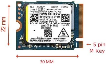 Upgrade Your Gaming Experience with Kioxi 256 GB M.2 PCIe NVMe GEN4 X4 SSD – Ultimate Speed and Compatibility for Steam Deck and More!