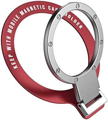 Premium Sleek AGG Magnetic Phone Ring Holder – Universal Mag Safe-Compatible Grip for Unmatched Stability, Ideal for Selfies and Texting – Durable Metal Design in Classic Black for Effortless Wireless Charging and Everyday Use