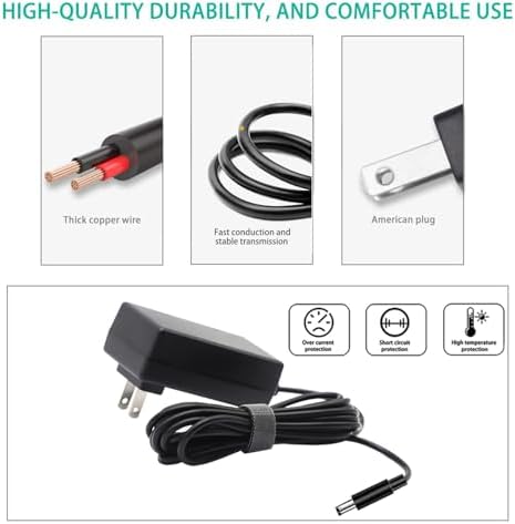 Universal 19 V 2 A AC/DC Power Supply Adapter with 8 Interchangeable DC Plugs – Versatile High-Efficiency Charger for Laptops and Electronic Devices – Global Input Compatibility (100-240 V) with Safety Features for Optimal Performance – Compact Design for Easy Portability and Storage
