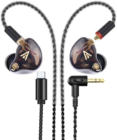 Elevate Your Audio Experience with Vibes 201 ML Wired Earbuds – Premium Noise-Isolating In-Ear Headphones Featuring Enhanced Bass, Integrated Microphone, and Versatile Lightning to 3.5 mm Adapter – Includes Customizable Ear Tips, Tangle-Free Braided Cable, and Durable Portable Case for Ultimate Convenience and Longevity