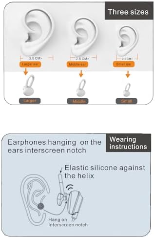 Benjun Premium Open-Ear 3.5 mm Wired Headphones – Lightweight Sport Earbuds with Built-In Microphone for Gaming, Music, and Professional Use – Comfortable, Universal Compatibility with Clear Sound Performance and Tangle-Free Design