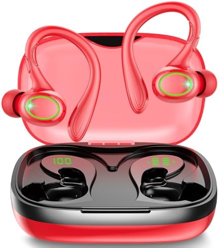Revolutionary Bluetooth 5.3 Wireless Earbuds with 60-Hour Playtime – IPX7 Waterproof Design, Advanced Noise-Canceling for Unmatched Sound Quality, Dual Microphone Technology for Enhanced Call Clarity, LED Battery Indicator – Perfect for Active Lifestyles and Frequent Travelers