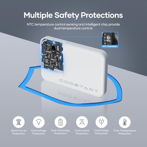 Ultra-Slim Wireless Power Bank with Suction Cup for i Phone & Android – 5000 m Ah Portable Charger with 22.5 W USB-C PD Fast Charging – Effortless On-the-Go Charging in Sleek White Finish – Perfect for Busy Lifestyles and Travel