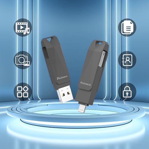 Revolutionize Your Data Storage with the 512 GB MFi Certified USB Flash Drive for i Phone – Stylish Photo Stick for Seamless Backup and High-Speed Transfers, Perfect for i Pad, i Phone, and Computer Users on the Go!