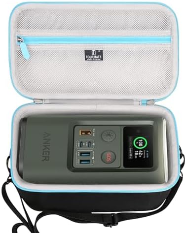 Ultimate Hard Storage Case for Anker Power Core Reserve 192 Wh Power Bank – Impact-Resistant, Lightweight, and Waterproof Travel Protector for 60,000 m Ah Charger – Custom-Fit Design with Soft Interior for Maximum Device Safety and Easy Portability