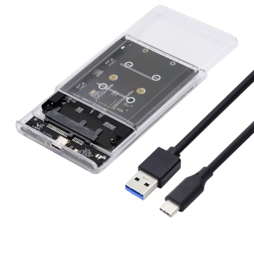 Chenyang Dual Function MSATA SSD JBOD Adapter with USB C 2.5″ Hard Drive Enclosure – Unmatched Speed and Versatility for Enhanced Storage Solutions
