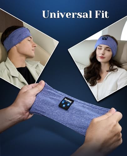 Ergonomic Bluetooth Sleep Headphones: Wireless Sports Headband with Hi-Fi Stereo Sound for Ultimate ASMR Relaxation – Lightweight, Cozy Audio Solution for Men and Women, Perfect for Meditation and Restful Sleep