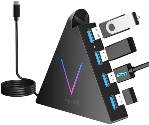 Elevate Your Digital Experience with a Stylish 4-Port USB C Hub – High-Speed USB 3.0 Splitter for Mac Book Pro, i Mac, and Laptops – Achieve Lightning-Fast Data Transfers Up to 5 Gbps – Sleek 2 ft Green Design for Enhanced Portability – Effortlessly Connect Flash Drives, Keyboards, Mice & External HDDs – Perfect Plug-and-Play Solution for Seamless Productivity Anywhere – Durable, Compact, and Built to Last in All Work Environments