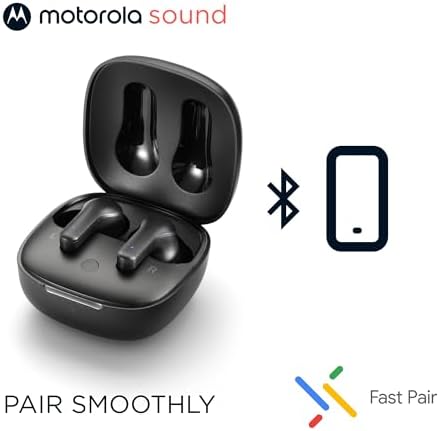 Motorola Moto Buds 135 True Wireless ENC Bluetooth Earbuds – Superior Sound & Noise Cancellation for Active Lifestyles – Lightweight Comfort, IPX5 Water-Resistant & Fast Pairing – Ultimate Audio Experience for Music Enthusiasts and Professionals on the Move
