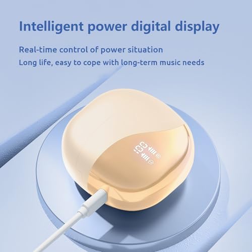 Chic Purple Wireless Bluetooth 5.4 Clip-On Earbuds for Women – Open Ear Design Enhances Comfort and Safety, Ideal Waterproof Fitness Headphones for Gym, Daily Commutes, and Leisure – Extended Battery Life & Superior Connectivity for Seamless Audio Experience