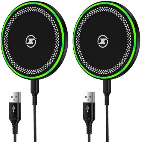 Power Up Your Devices with the S25 Wireless Charger Pad – 15 W Fast Charging Duo for Samsung Galaxy S25 Ultra, Pixel 9 Pro, and More – Sleek, Compact Design with Advanced Safety Features and Universal Compatibility – Ideal for Home, Office, and Travel