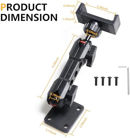 2024-2025 Jeep Wrangler JL Magnetic Phone Mount – Adjustable 360° Dashboard Cradle for Secure Navigation and Hands-Free Use – Sleek Black Finish for Enhanced Interior Style – Quick Installation for Optimal Driving Safety and Convenience