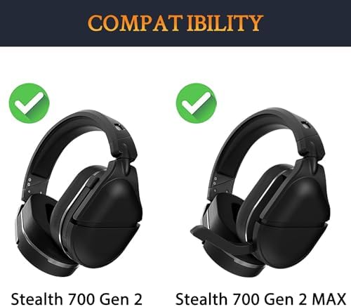 Experience Unmatched Comfort with SOULWIT Cooling Gel Earpads for Turtle Beach Stealth 700 Gen 2 & 700 Gen2 MAX – Luxurious Ice Silk Fabric, Enhanced Noise Isolation Foam, and Unique Snow Leopard Design for Extended Gaming Sessions