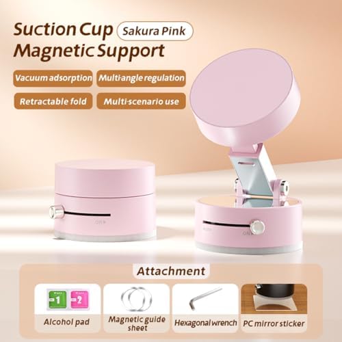 Sleek White Vacuum Magnetic Phone Holder – Ultimate Hands-Free Navigation & Stability for All Smartphones