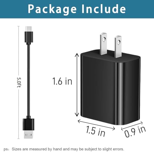 Samsung Galaxy 20 W USB-C Fast Charger for A16, A15, A14 5 G & More – High-Speed, Durable Type-C Wall Adapter for Rapid Power Delivery and Universal Compatibility with Note 20 Ultra, A54, A03 S & Beyond – Ultimate Convenience for On-the-Go Charging