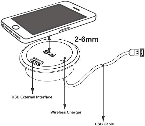 Revolutionize Your Charging Routine with the hopopower 15 W Fast Wireless Charging Station Pad – Sleek, High-Speed Power Solution for i Phone and Galaxy Devices, Featuring Anti-Slip Design and LED Status Indicator for Effortless Use and Safety