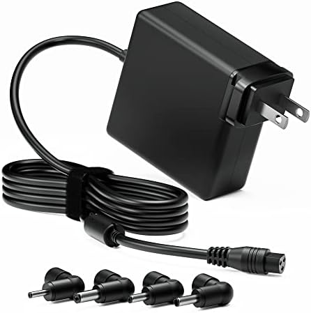 Universal 65 W 45 W 33 W Laptop Charger for ASUS – Fast & Reliable Power Supply with Multiple DC Plugs for Enhanced Device Compatibility – Perfect Replacement for Vivo Book, Zen Book & Chromebook Models