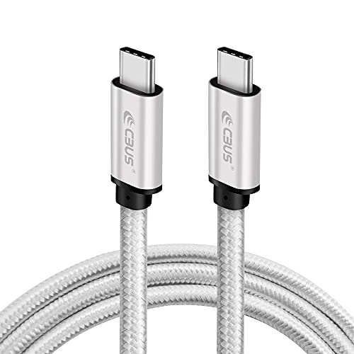 CBUS 10 ft USB-C to C Fast Charging Cable – Heavy-Duty Braided Cord for i Phone 16/15/Pro/Max/Plus & Android Devices – Superior Durability & Super Speed USB-C Charger in Stylish Purple – Unmatched Flexibility for Home & Travel Use