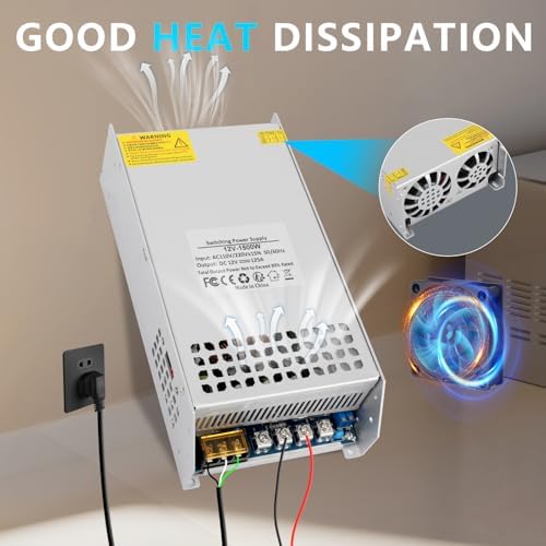 High-Efficiency 600 W 24 V AC to DC Power Supply – 25 A Versatile Switching Adapter for LED Strips, Motors, CCTV Systems, and 3 D Printers – Durable and Reliable Performance for All Your Power Needs