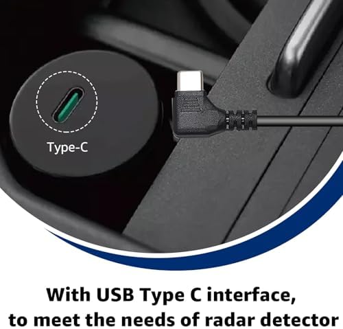 USB-C to RJ11 Power Cable for Radar Detectors – 3.3 ft Premium Fast Charging Cord for Escort MAX360, Uniden R1/R3/R7, Beltronics, Cobra & Radenso – Reliable, Durable Power Solution for Effortless Device Connectivity