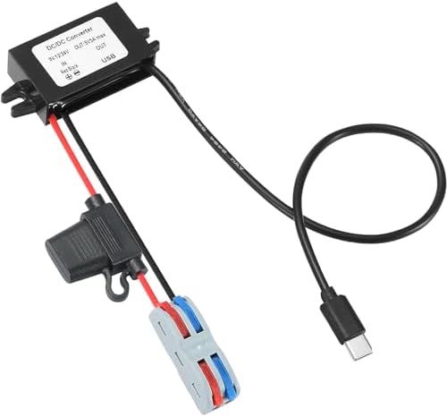 Rugged IP67 Waterproof USB Charging Hub – High-Efficiency DC-DC Converter for Trucks, Off-Grid Solar Systems, and Marine Use – 10-90 V to 5 V 3 A (15 W) Power Supply for Extreme Conditions – Durable, Dustproof, and Shock-Resistant for Reliable Charging Anytime, Anywhere