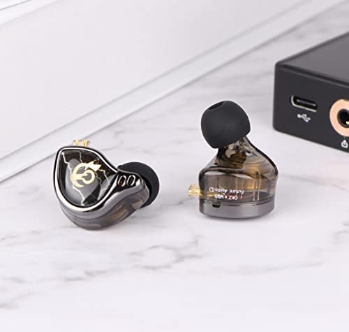 Elevate Your Audio Experience with Linsoul QKZ x HBB Hi-Fi In-Ear Monitor Earphones – Premium 10 mm Titanium-Coated Diaphragm for Superior Sound Clarity, Semi-Open Cavity Design for Natural Soundstage, Detachable Silver-Plated Cable for Enhanced Durability, and Noise-Canceling Technology for Immersive Listening – Perfect for Audiophiles and Music Lovers with Built-In Mic for Calls and Versatile Device Compatibility.