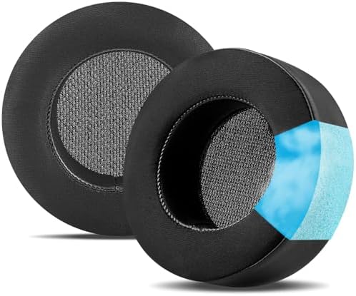 Premium Comfort Replacement Ear Pads for Corsair Virtuoso RGB Wireless SE XT Gaming Headset – Enhanced Memory Foam Cushions with Superior Breathability and Noise Isolation (Fabric Black) – Perfect for Long Gaming Sessions and Easy Installation