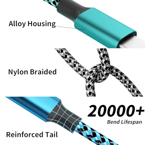 Revolutionary 240 W USB C to Lightning Multi-Charging Cable – 5 FT 4-in-1 Design with Integrated LED Indicator for i Phone 16/15/14/13, Laptops, and More – Ultimate Fast Charging Solution with Enhanced Compatibility for All Devices