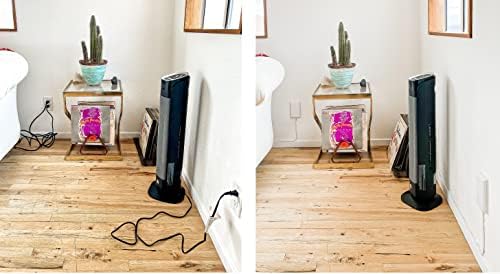 Revolutionize Your Space with the Sleek Socket Ultra-Thin Outlet Concealer & Cord Management Kit – Stylish Flat Extension Cord Power Strip for Clutter-Free Homes, Perfect for Enhancing Aesthetics and Functionality in Any Room
