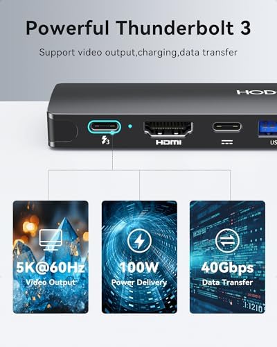 Unlock Your Mac Book’s Full Potential with the Premium 8-in-2 USB C Hub HDMI Adapter – Ultimate Thunderbolt 3 & 10 G USB Data Ports, Stunning 4 K Output, and Sleek Compact Design for 2018-2025 Mac Book Pro & Air Models – Effortless Connectivity, Fast Transfers, and Seamless Streaming for Professionals on the Go!