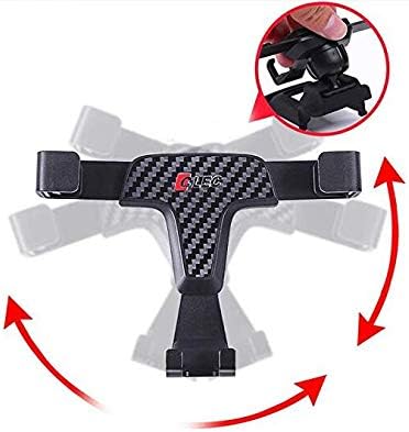 Mazda CX-5 2017-2025 Compatible BEERTE Adjustable Phone Holder – Carbon Fiber Gravity Mount for Secure Smartphone Positioning – Universal Fit for All Devices – Effortless Installation and Enhanced Driving Safety