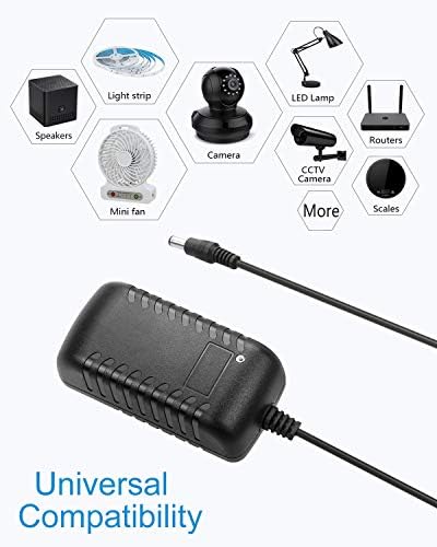24 V 1 A Power Supply Adapter Dual Pack – Versatile AC to DC Transformer with 4.92 Ft Cord for CCTV Cameras, DC Motors & Water Pumps – High-Efficiency 24 W Output, Universal Compatibility, and Enhanced Performance for Reliable Device Operation