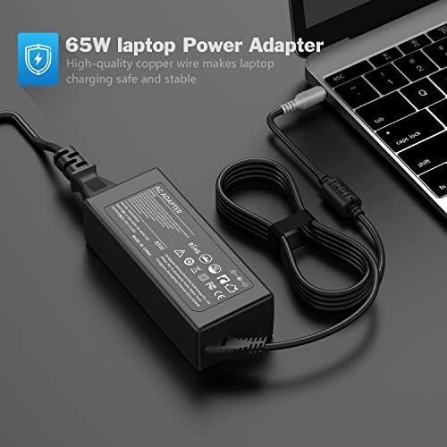 High-Speed 65 W Lenovo Laptop Charger for Think Pad & Yoga Models – Universal Power Supply with Enhanced Compatibility, Fast Charging, and Reliable Performance – Perfect for T450, T470, G50 Series & More – Includes AC Adapter & Power Cable