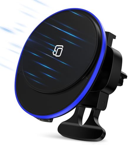 Revolutionary Magnetic Car Mount Wireless Charger for Samsung Galaxy S25 Series & i Phone 16 Models – 15 W Fast Charging, Secure Magnetic Hold, and Sleek Design for Ultimate Convenience on the Road