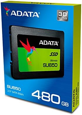 Upgrade Your Gaming & Performance with ADATA ASU650 960 GB SATA III SSD – Lightning-Fast 520 MB/s Read Speed for Instant Access and Enhanced Storage Solutions – 3 D NAND Technology for Ultimate Reliability in a Compact 2.5″ Internal Drive