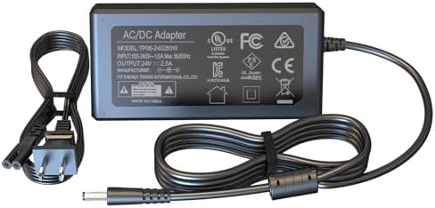 High-Performance 24 V UL Listed Power Supply for Logitech G-Series Racing Wheels – Optimized AC/DC Charger for G29, G920, G25, G27, G923, G940 Models – Uninterrupted Power for Enhanced Gaming Experience with 9 ft Cord and Fast Charging Capability
