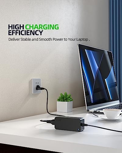 Lenovo Think Pad USB-C Fast Charger – 65 W Ultra-Fast Laptop Adapter with 10 ft Cord for Enhanced Charging Compatibility | UL-Certified Safety | Ideal for Think Pad T-Series, Yoga 6/7/9, X1 Carbon (Gen 7-10) and More | Premium Build, Reliable Connection, and 360-Day Quality Guarantee
